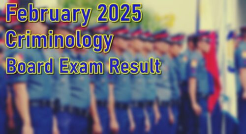 Criminology Board Exam Result February 2025