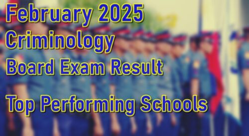 Criminology Board Exam Result February 2025