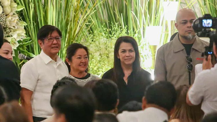 Bongbong Marcos, Liza Marcos, Nora Aunor, Lotlot de Leon
