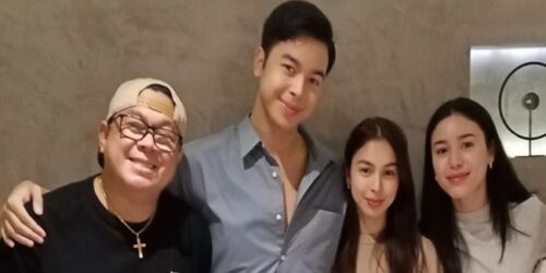 Dennis Padilla, Julia Barretto, laudia Barretto, Leon Barretto 1