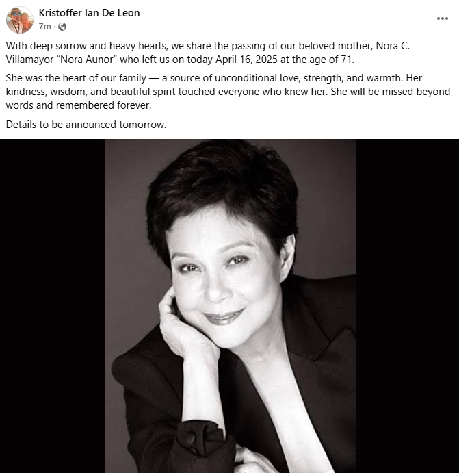 Nora Aunor Dies