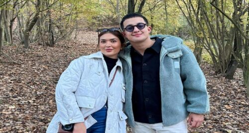 Sofia Andres and Daniel Miranda