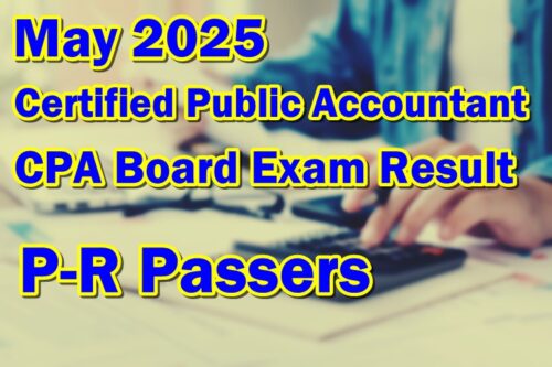 CPA Board Exam Result May 2025