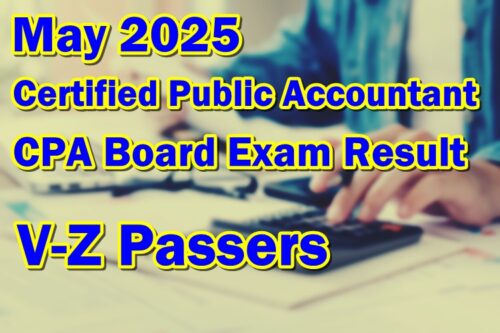 CPA Board Exam Result May 2025