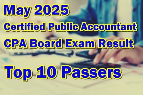 CPA Board Exam Result May 2025