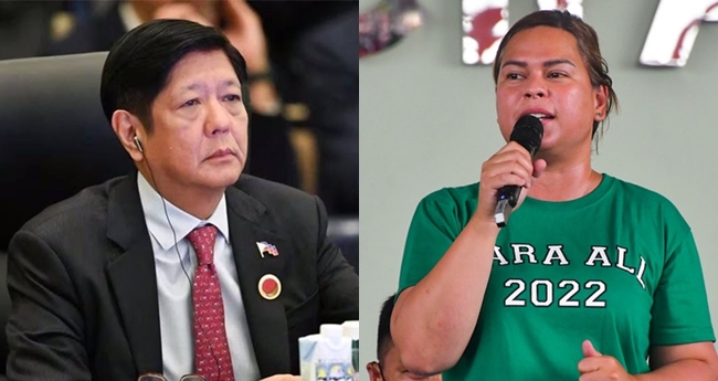Sara Duterte, Bongbong Marcos