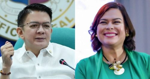 Sara Duterte, Chiz Escudero