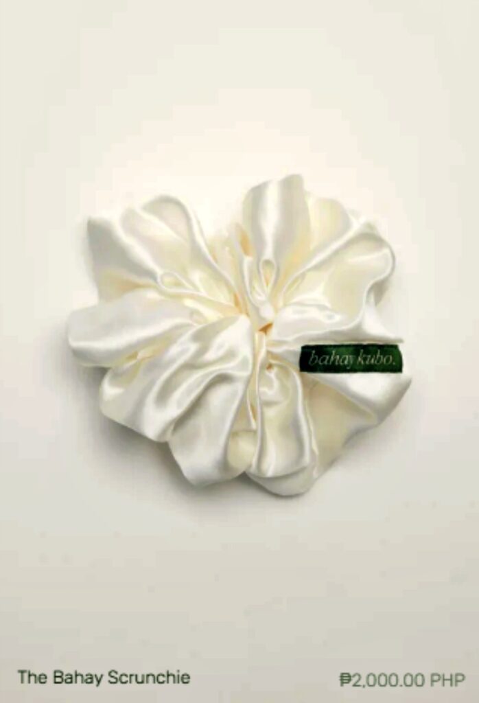 bahay kubo scrunchie