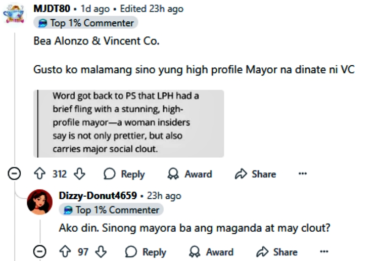 bea alonzo comment