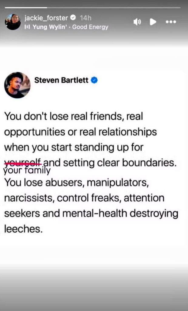 jackie forster post