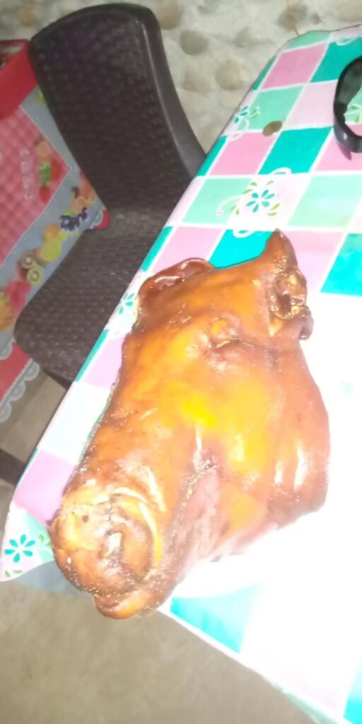 Roasted Pig’s Head