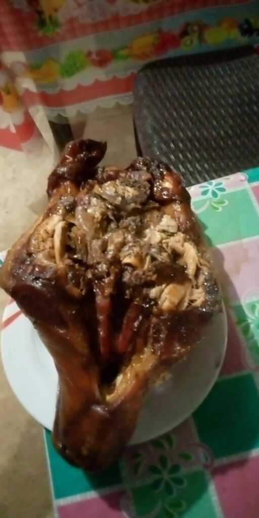 Roasted Pig’s Head