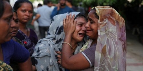 Indian Plane Crash, family of victim 2