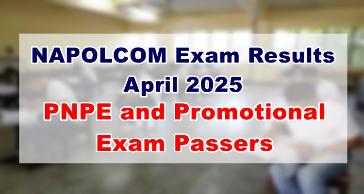 NAPOLCOM Exam Results