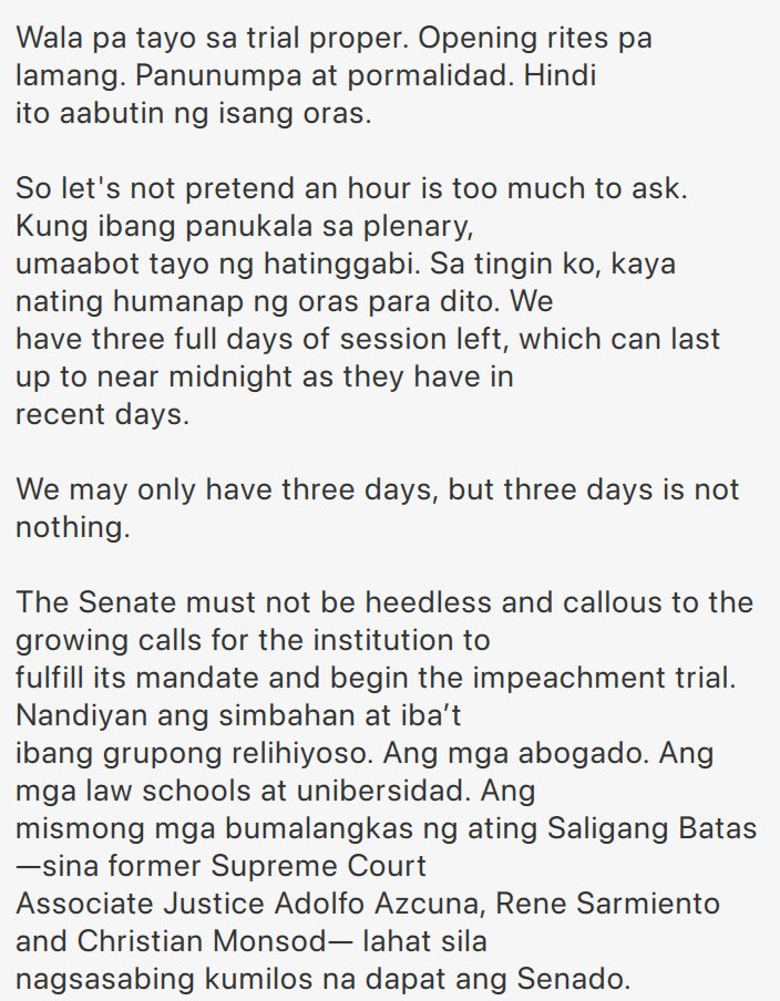 Risa Hontiveros Message