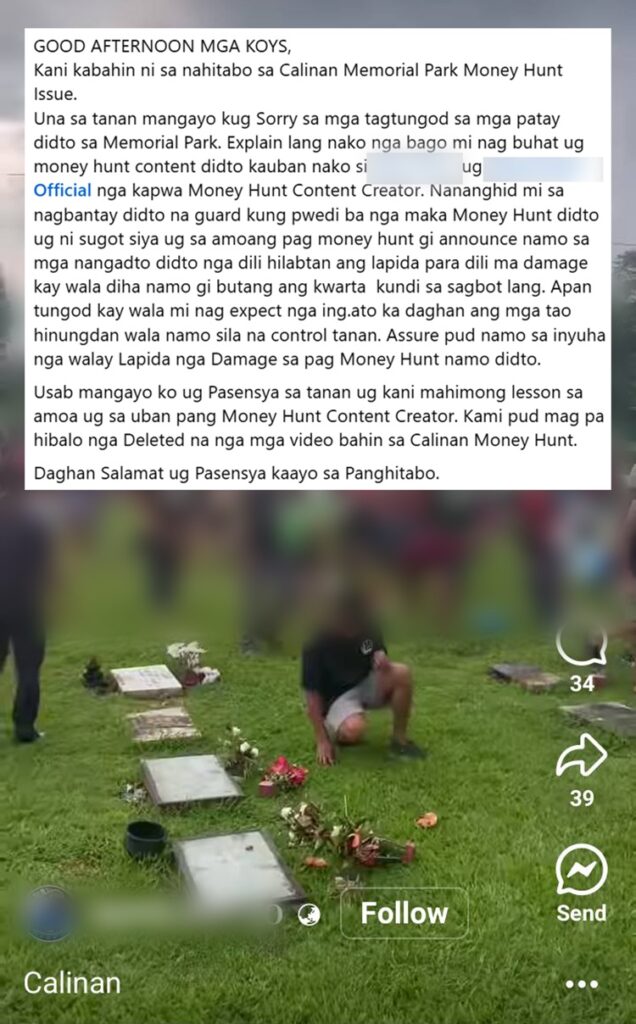 Cemetery Money Hunt