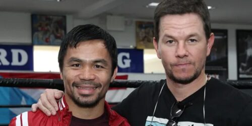 Manny Pacquiao, Mark Wahlberg 1