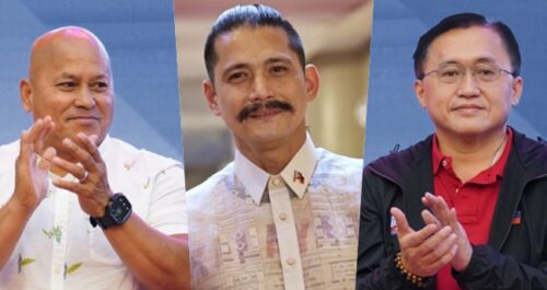 Robin Padilla, Bato dela Rosa, Bong Go