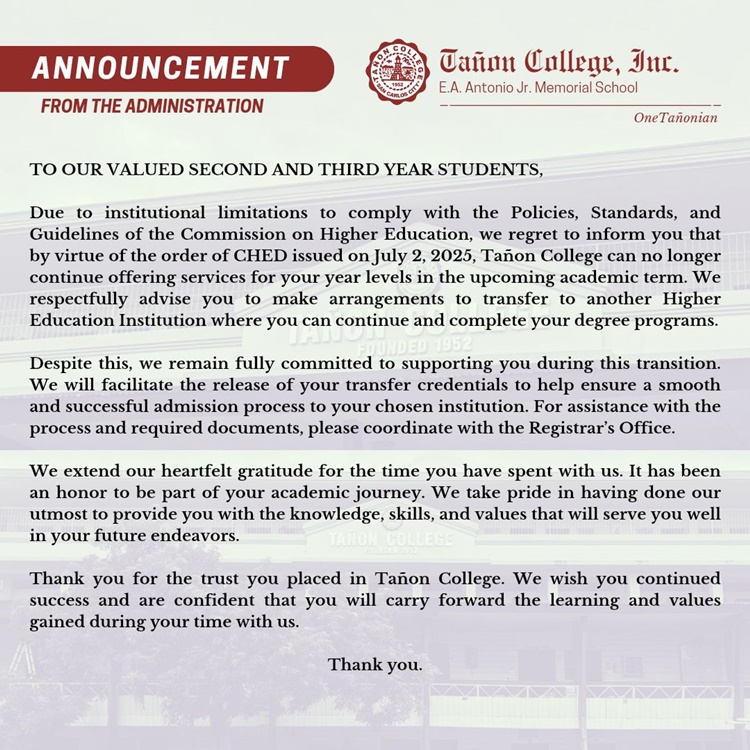 Tañon College
