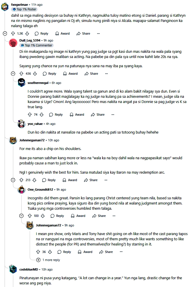 daniel padilla comment