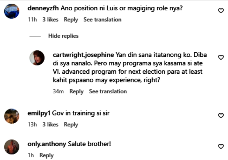 luis manzano comments