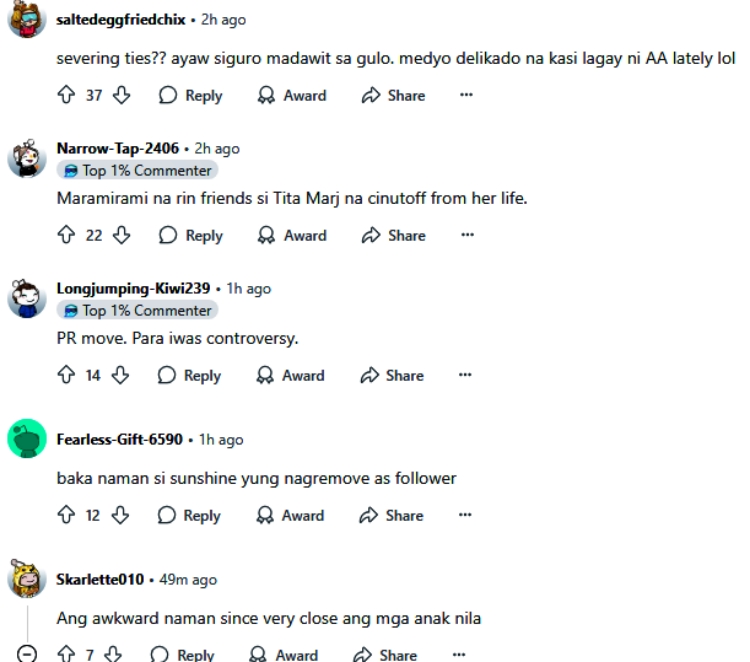 marjorie barretto comments