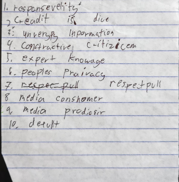 Spelling Quiz
