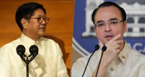 Alan Peter Cayetano, Bongbong Marcos