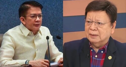 Senate Pres. Chiz Escudero, Sen. Rodante Marcoleta