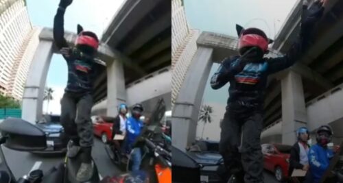 Viral Motorcycle Dance Video
