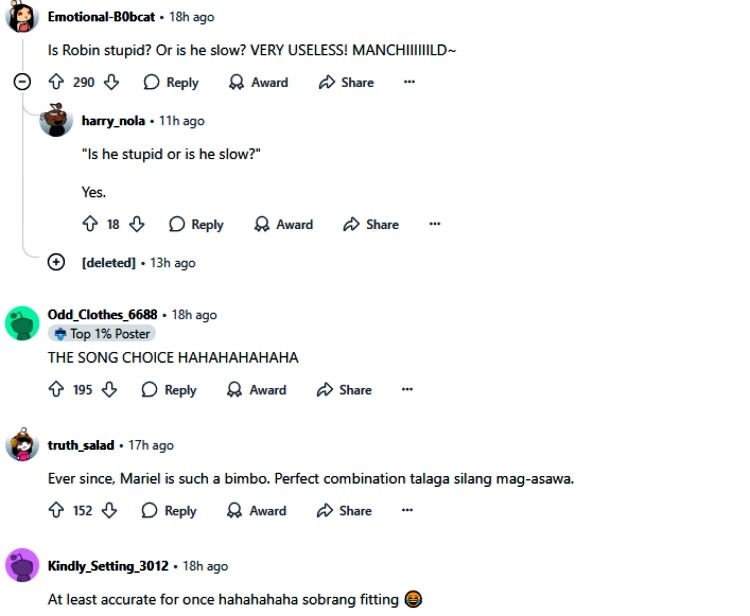 mariel padilla comments
