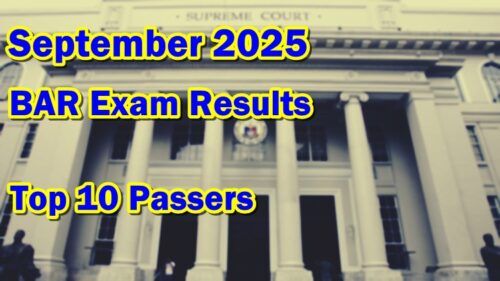 BAR Exam Results September 2025