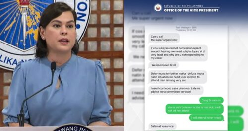 Sara Duterte Office Statement