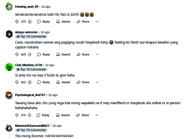 carla abellana comments