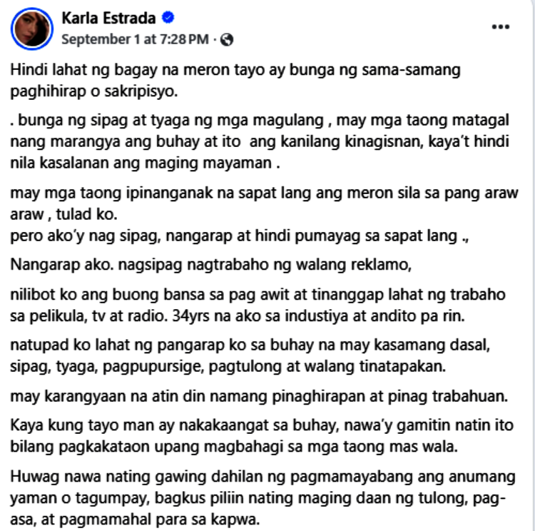 karla estrada post
