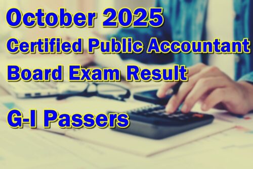 CPA Board Exam Result October 2025