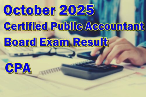 CPA Board Exam Result October 2025