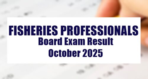 Fisheries Professionals Board Exam Result