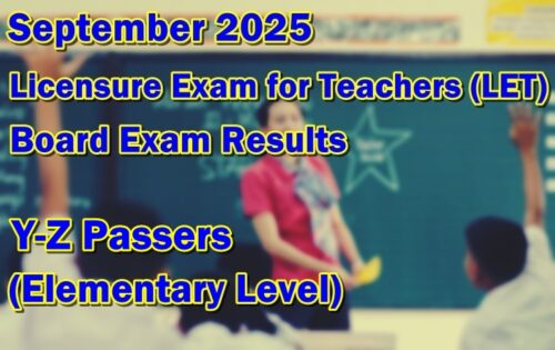 LET Result September 2025