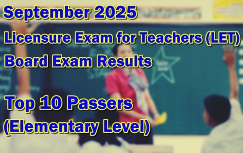 LET Result September 2025