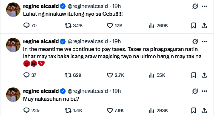 regine velasquez post