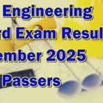 Civil Engineering Board Exam Result November 2025