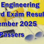 Civil Engineering Board Exam Result November 2025