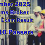 Customs Broker Board Exam Result November 2025
