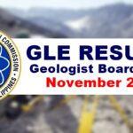 Geologist Board Exam Result