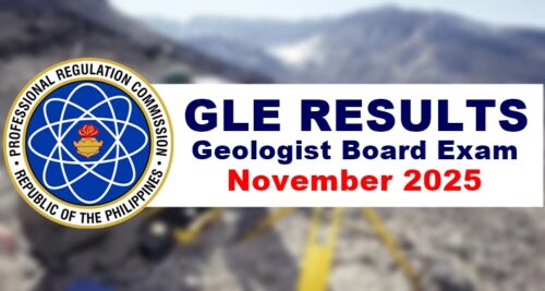 Geologist Board Exam Result