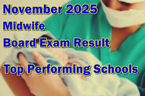 Midwife Board Exam Result November 2025