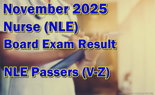 Nurse Board Exam Result November 2025