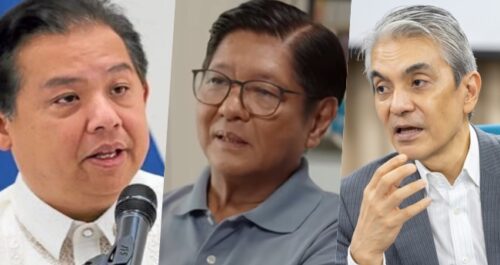 Toby Tiangco, Bongbong Marcos, Martin Romualdez