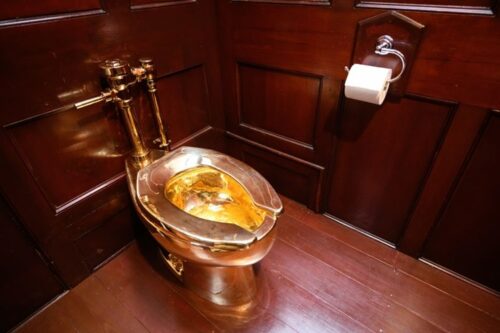 18-Karat Gold Toilet